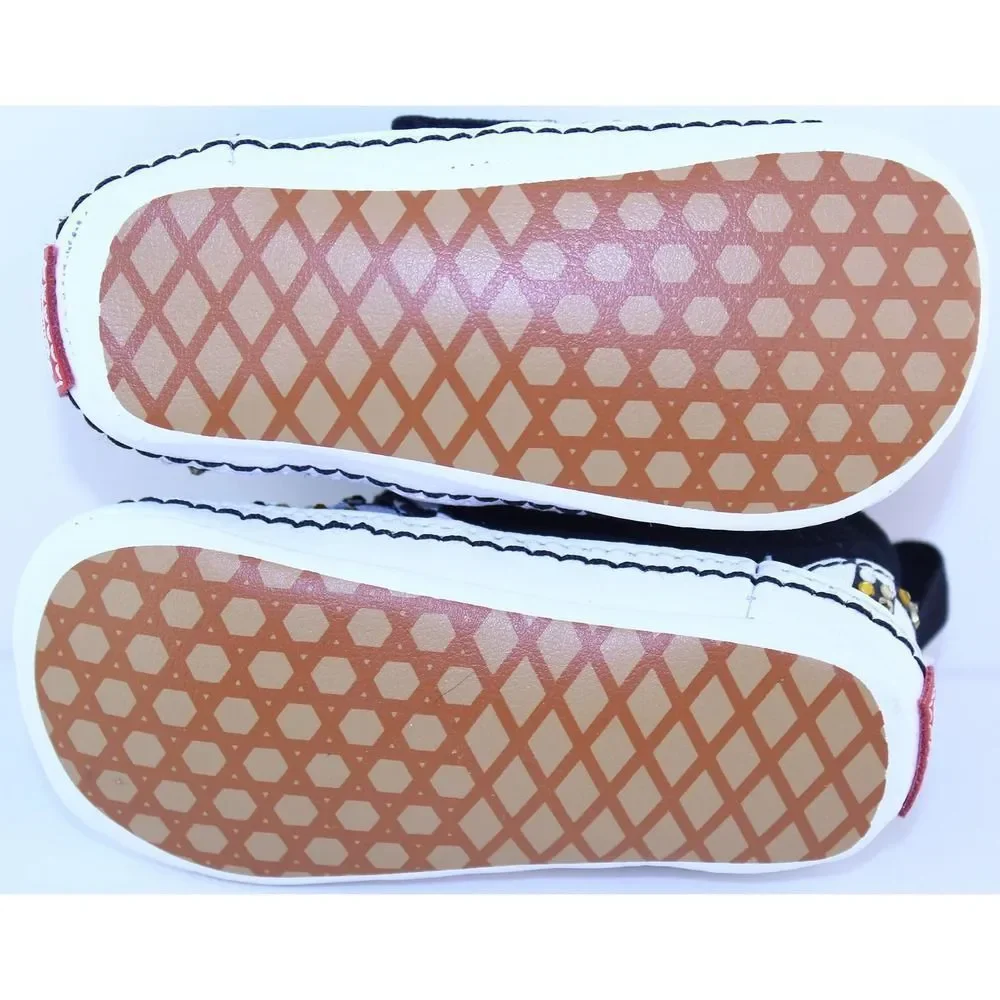 VANS Checkerboard Slip-On Black Rhinestone Sneaker
